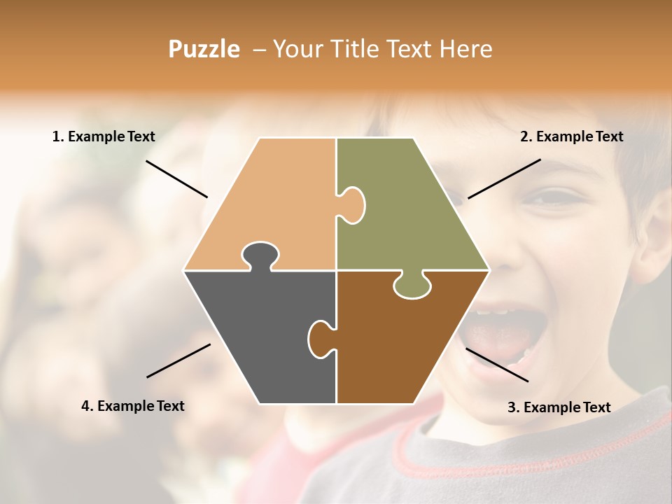 Schoolgirl Several Youngster PowerPoint Template