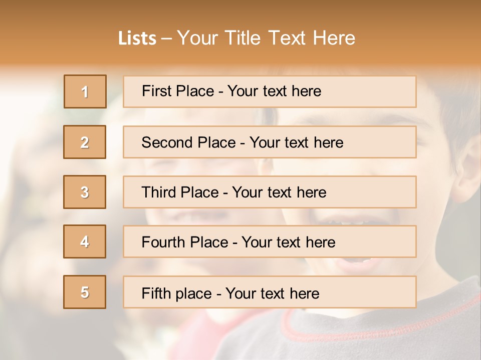 Schoolgirl Several Youngster PowerPoint Template