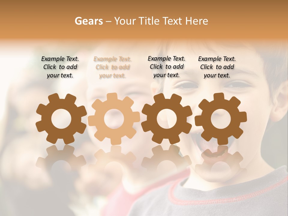 Schoolgirl Several Youngster PowerPoint Template