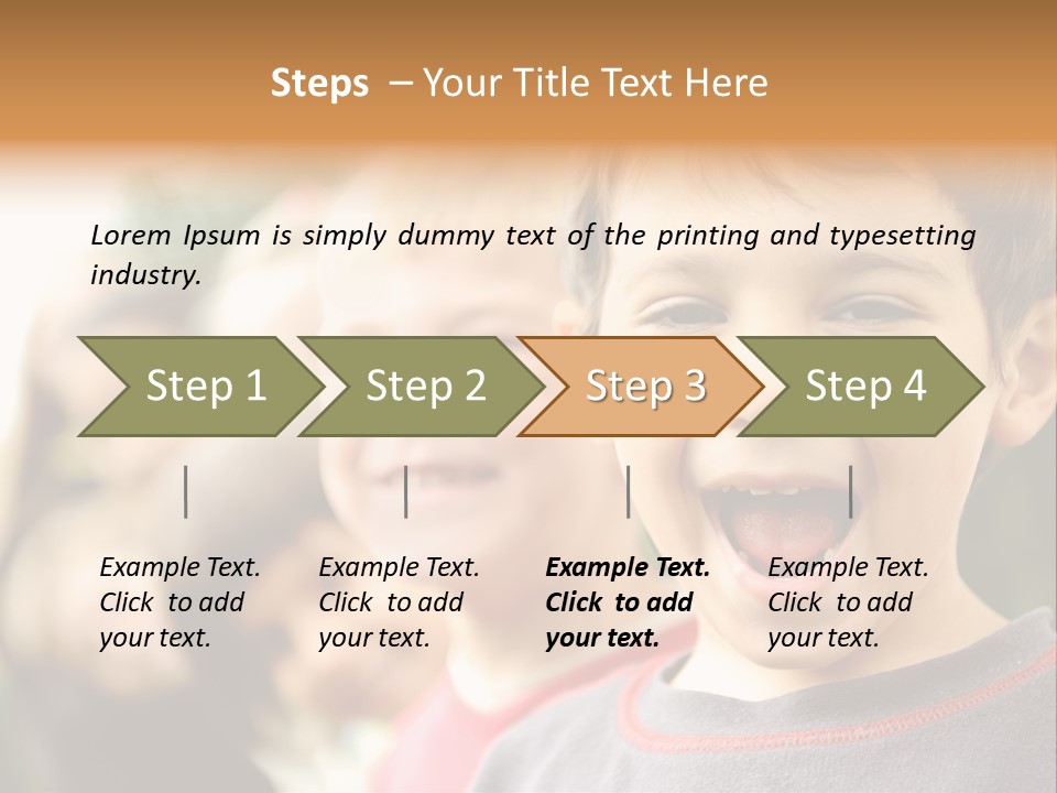 Schoolgirl Several Youngster PowerPoint Template