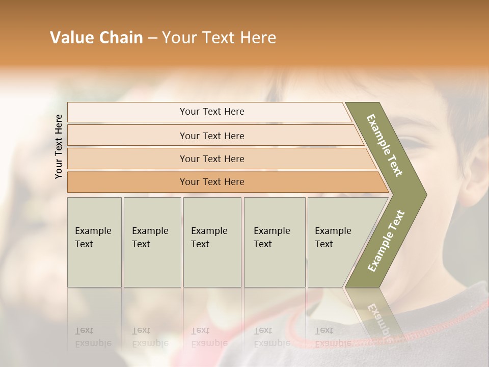 Schoolgirl Several Youngster PowerPoint Template