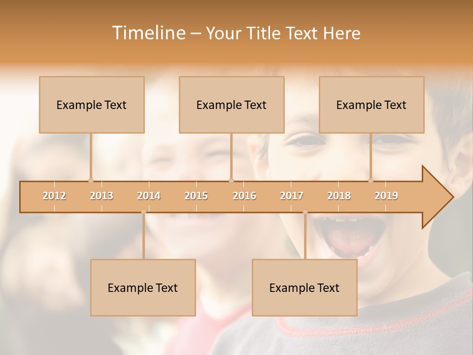 Schoolgirl Several Youngster PowerPoint Template