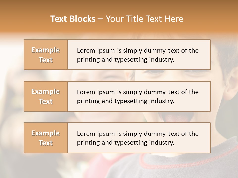 Schoolgirl Several Youngster PowerPoint Template