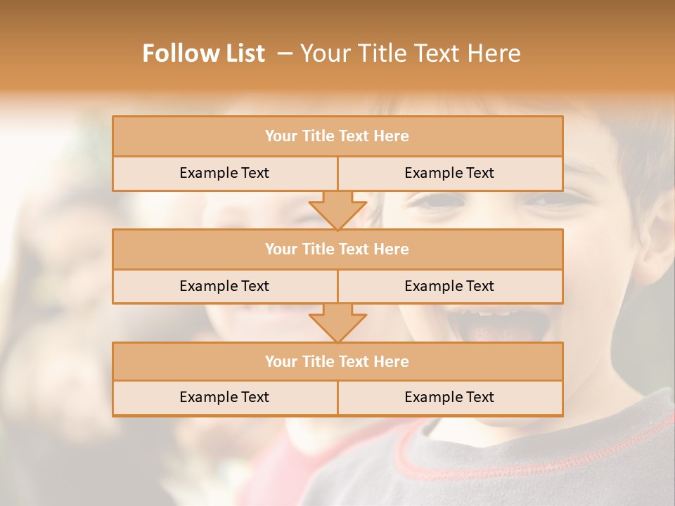 Schoolgirl Several Youngster PowerPoint Template