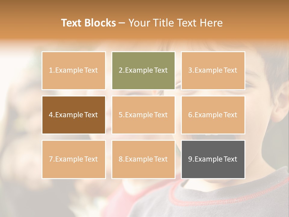 Schoolgirl Several Youngster PowerPoint Template