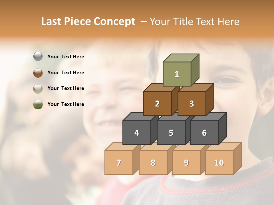 Schoolgirl Several Youngster PowerPoint Template