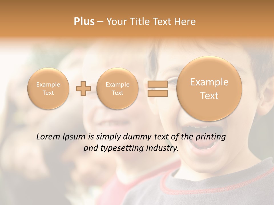 Schoolgirl Several Youngster PowerPoint Template