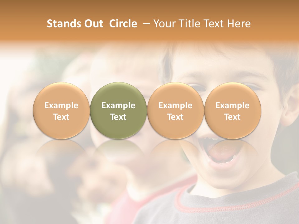 Schoolgirl Several Youngster PowerPoint Template