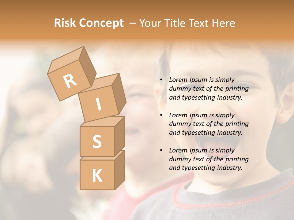 Schoolgirl Several Youngster PowerPoint Template