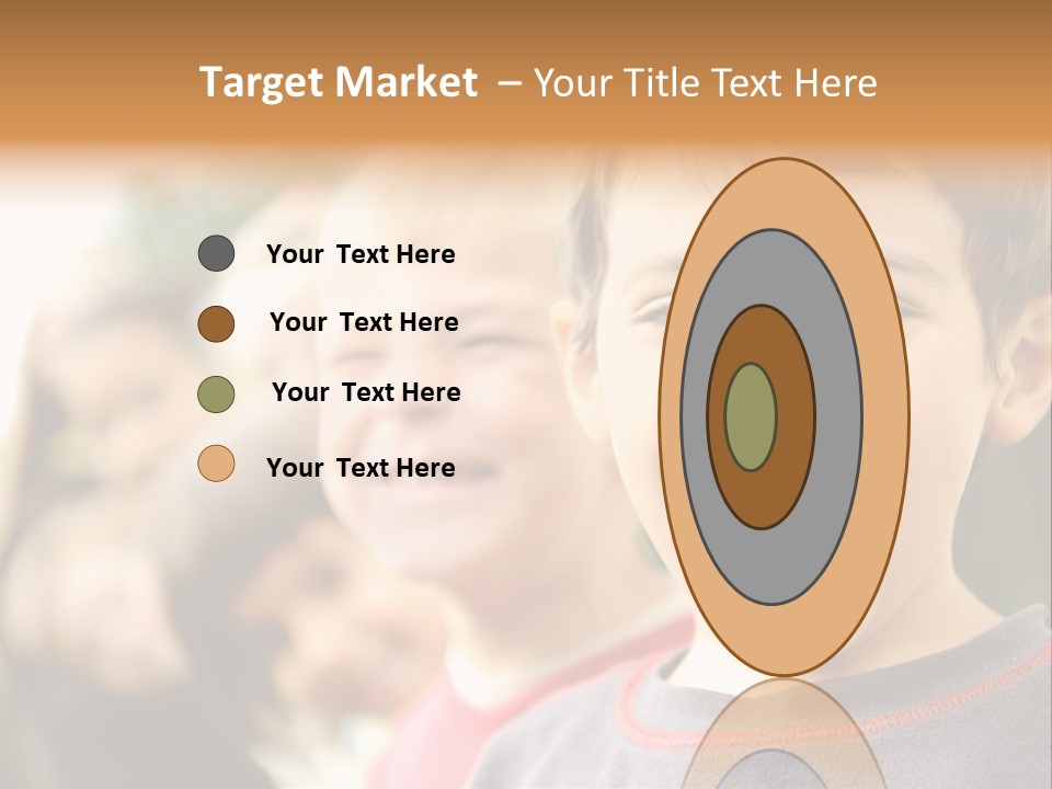 Schoolgirl Several Youngster PowerPoint Template