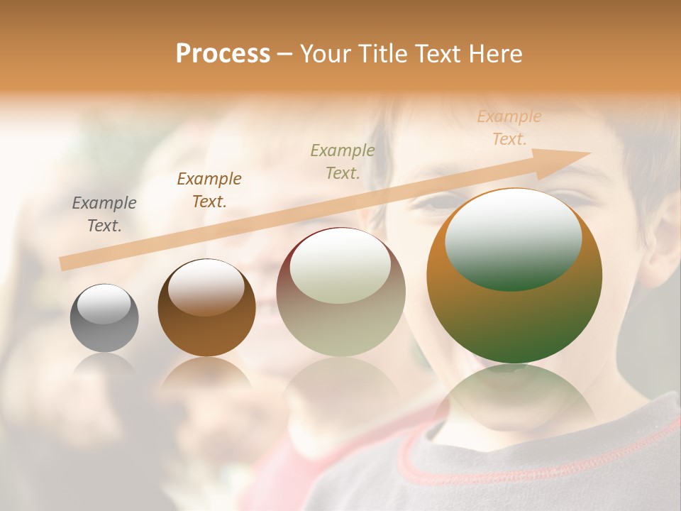 Schoolgirl Several Youngster PowerPoint Template