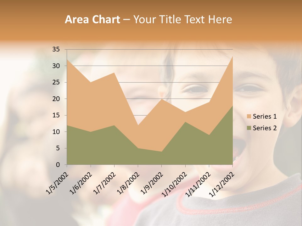 Schoolgirl Several Youngster PowerPoint Template