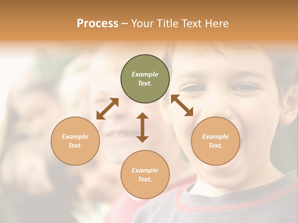 Schoolgirl Several Youngster PowerPoint Template