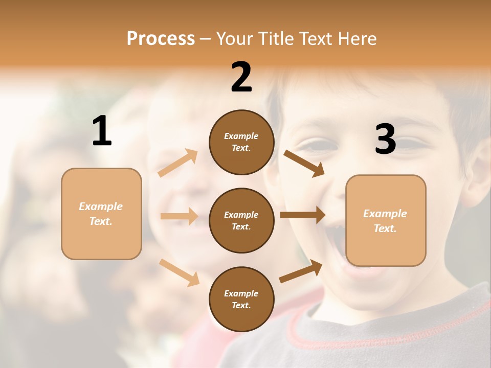 Schoolgirl Several Youngster PowerPoint Template