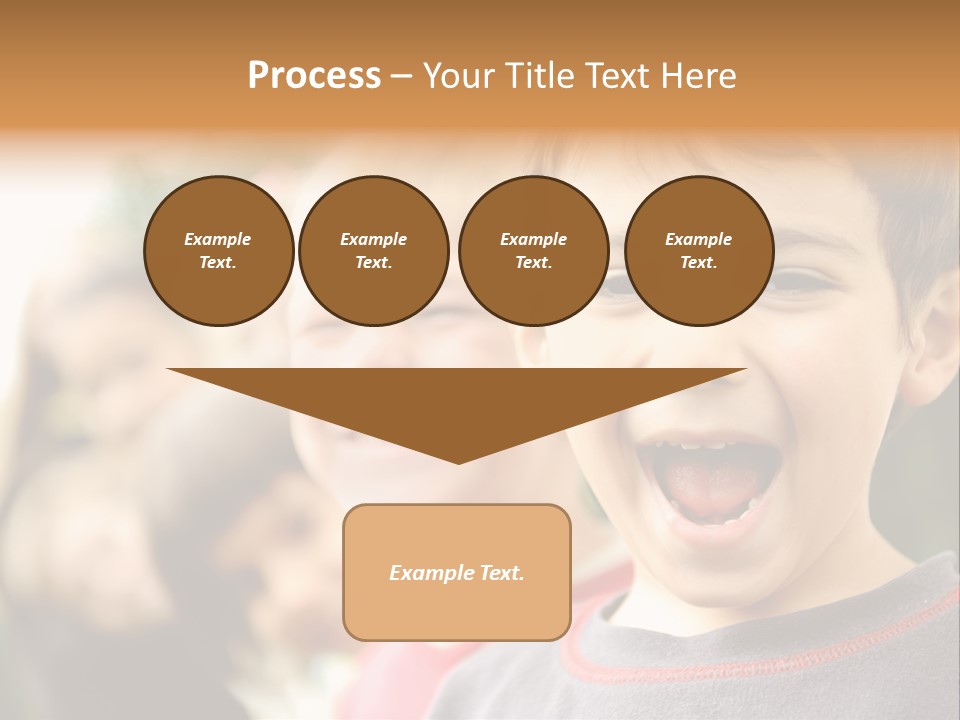 Schoolgirl Several Youngster PowerPoint Template