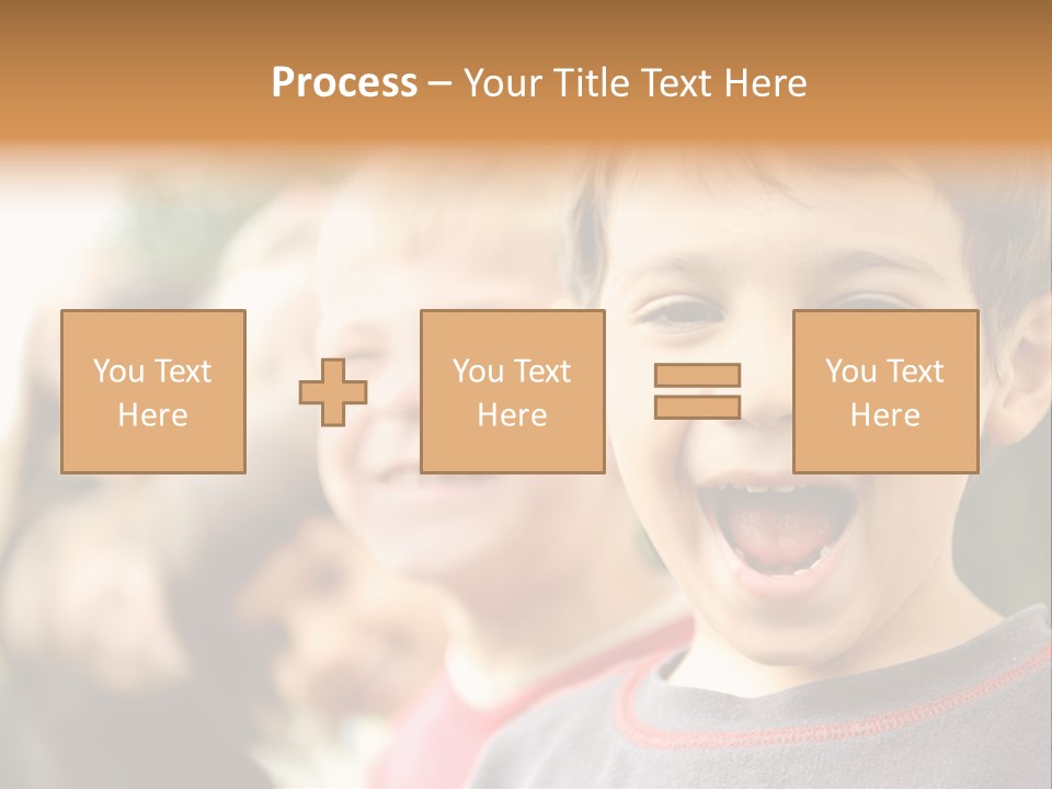 Schoolgirl Several Youngster PowerPoint Template