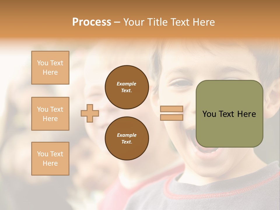 Schoolgirl Several Youngster PowerPoint Template