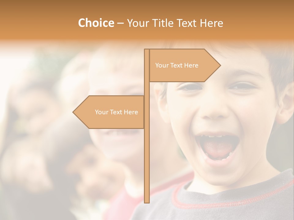 Schoolgirl Several Youngster PowerPoint Template