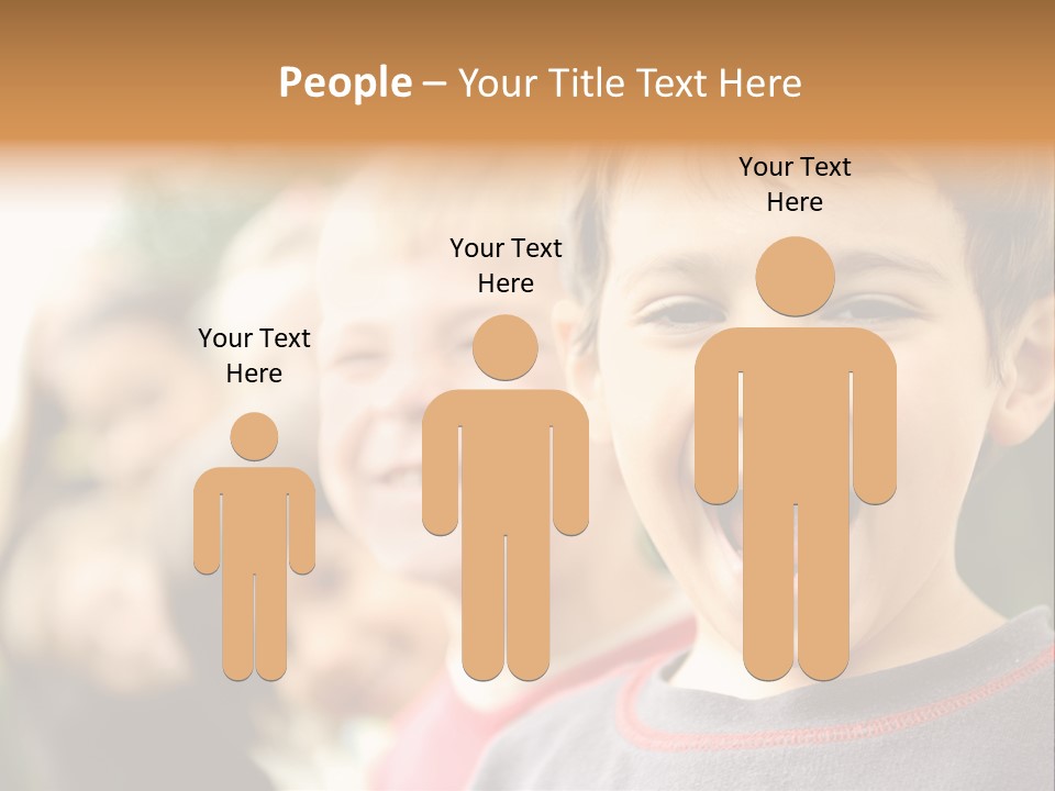 Schoolgirl Several Youngster PowerPoint Template