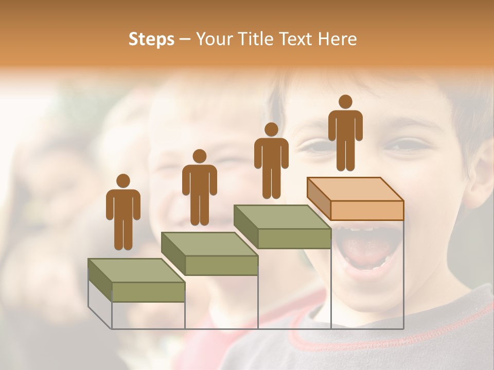 Schoolgirl Several Youngster PowerPoint Template