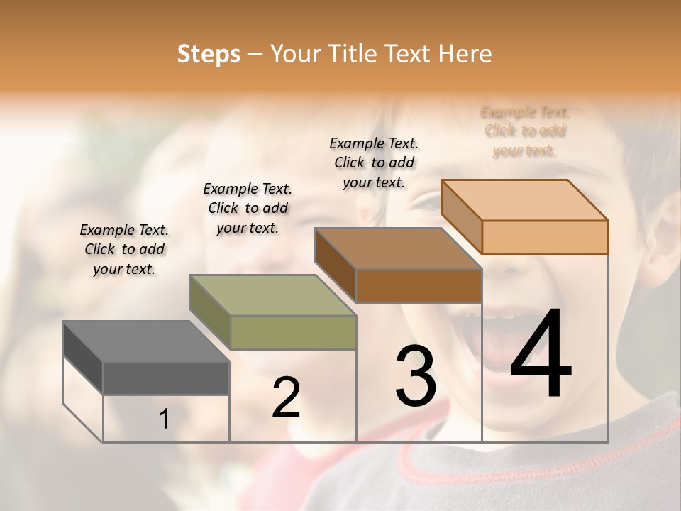 Schoolgirl Several Youngster PowerPoint Template