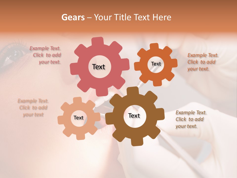 Dental Decay Gloved PowerPoint Template