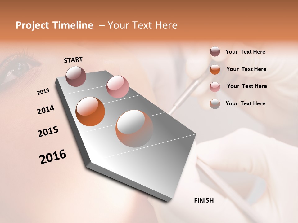 Dental Decay Gloved PowerPoint Template