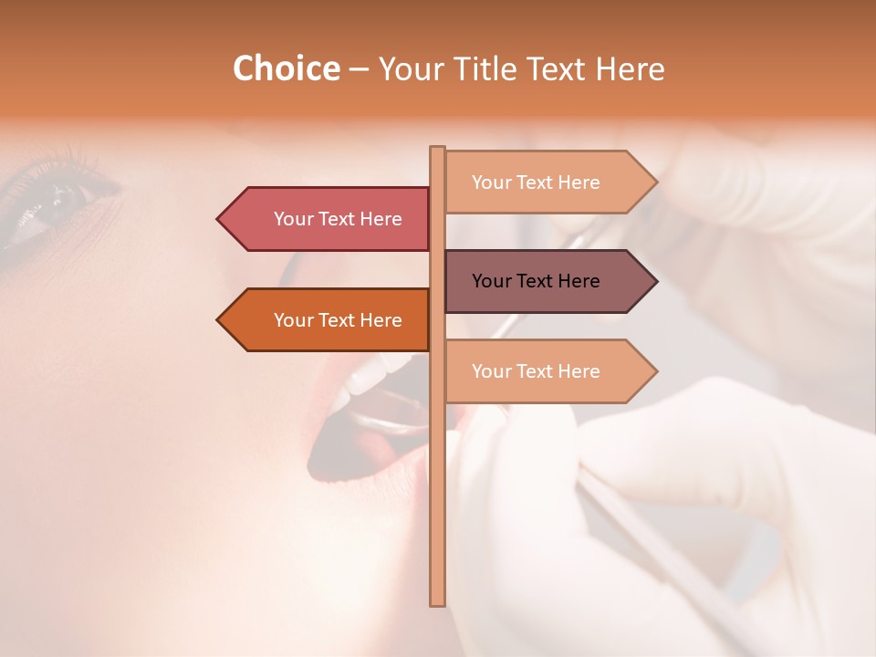 Dental Decay Gloved PowerPoint Template