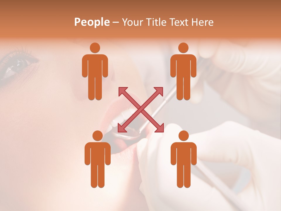 Dental Decay Gloved PowerPoint Template