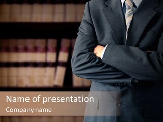 Business White Executive PowerPoint Template