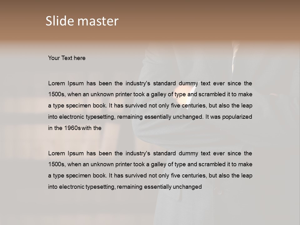 Business White Executive PowerPoint Template
