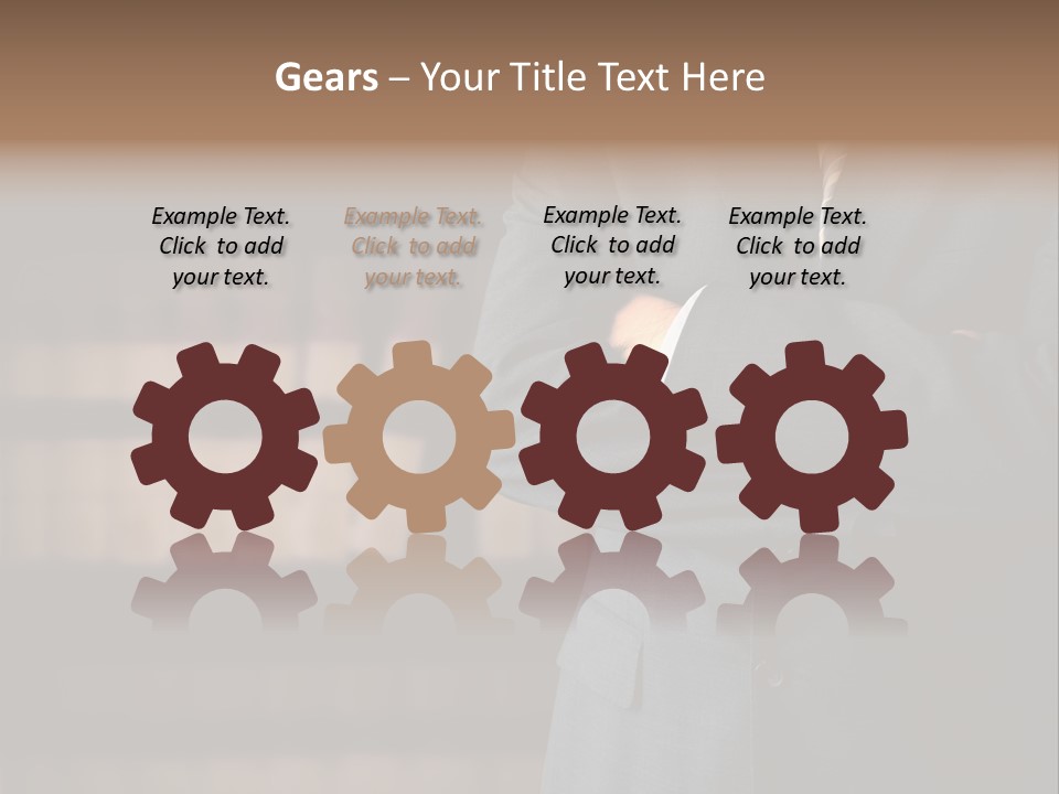 Business White Executive PowerPoint Template