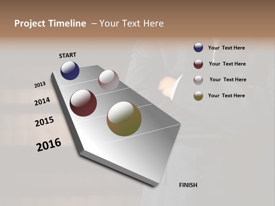 Business White Executive PowerPoint Template