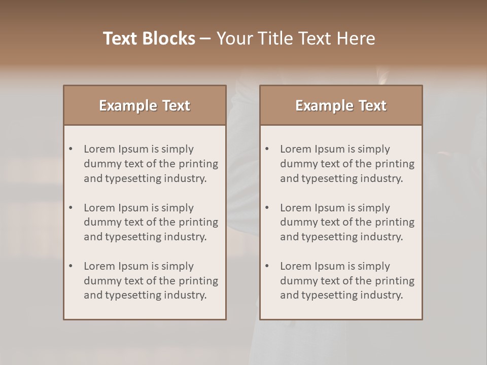 Business White Executive PowerPoint Template