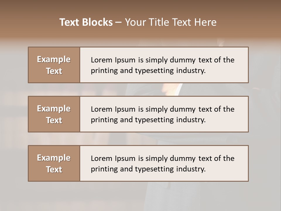 Business White Executive PowerPoint Template