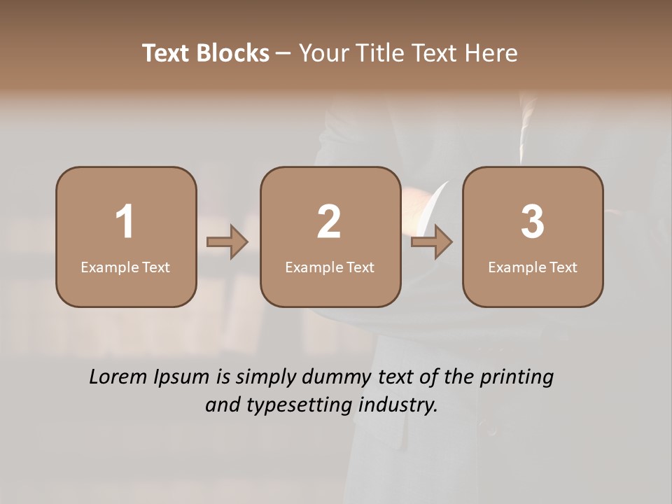Business White Executive PowerPoint Template