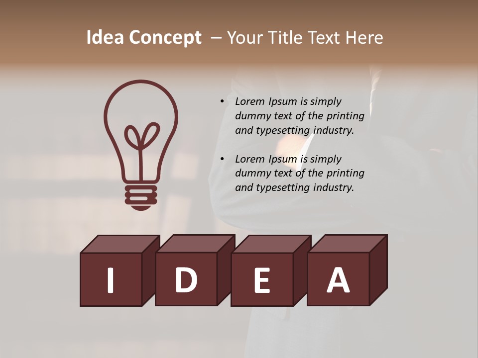 Business White Executive PowerPoint Template