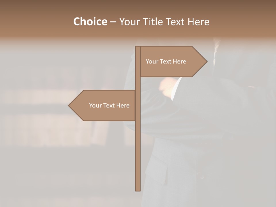 Business White Executive PowerPoint Template