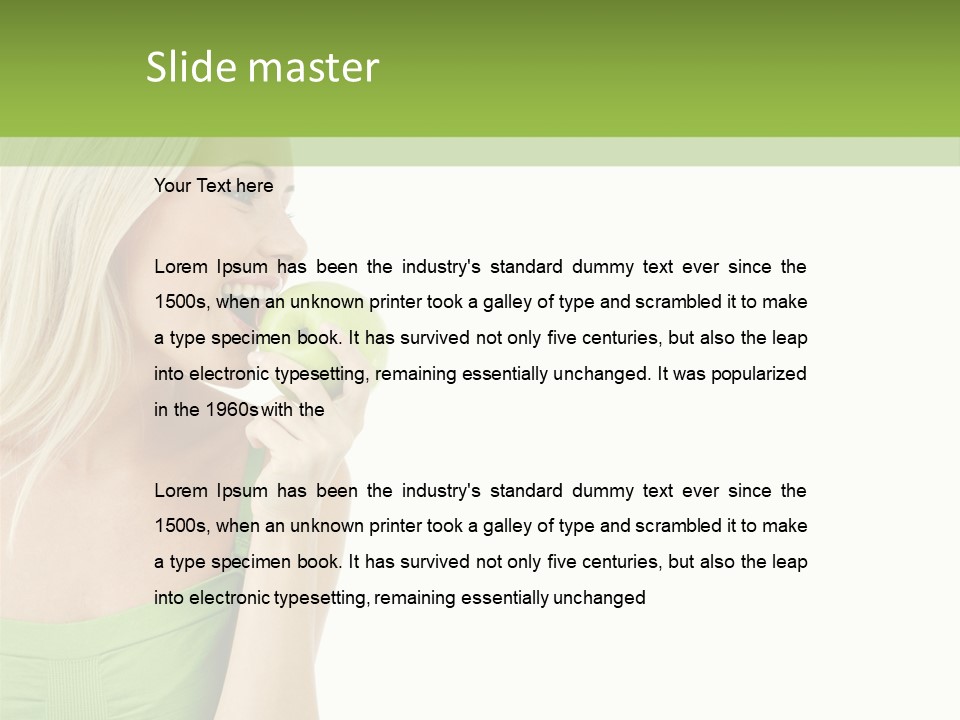 Beautiful Eat Health PowerPoint Template