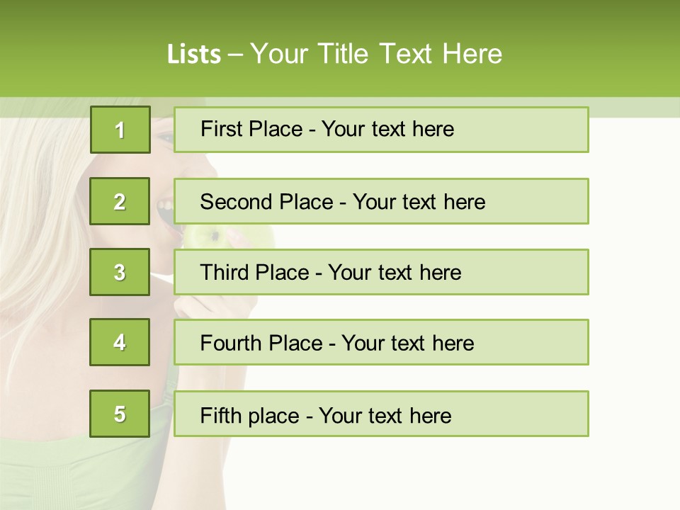 Beautiful Eat Health PowerPoint Template