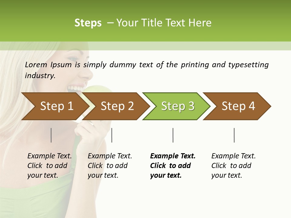 Beautiful Eat Health PowerPoint Template
