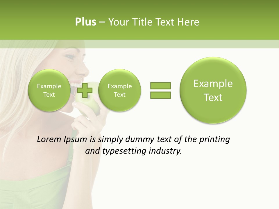 Beautiful Eat Health PowerPoint Template