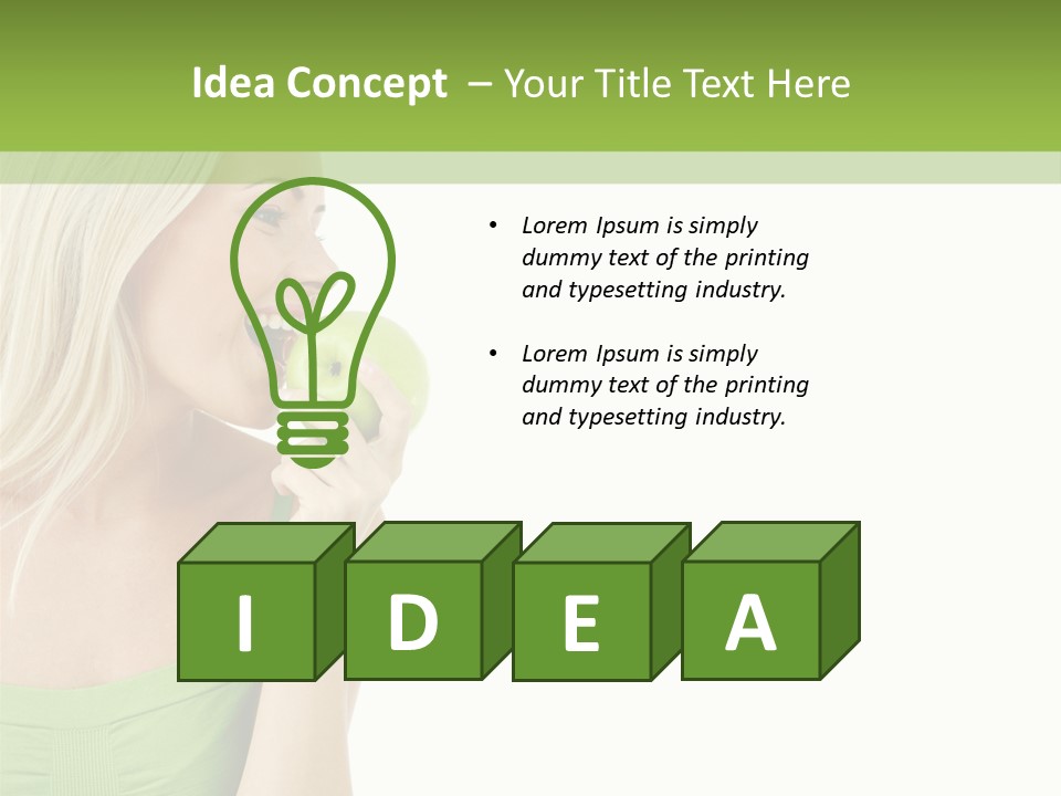 Beautiful Eat Health PowerPoint Template