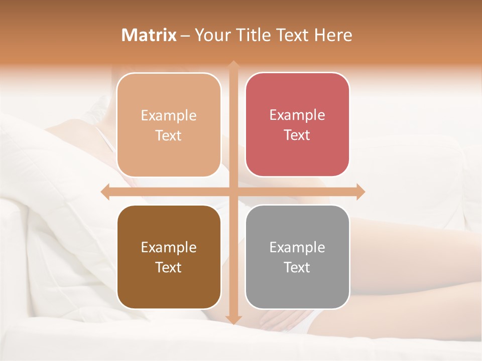 Beauty Body Couch PowerPoint Template