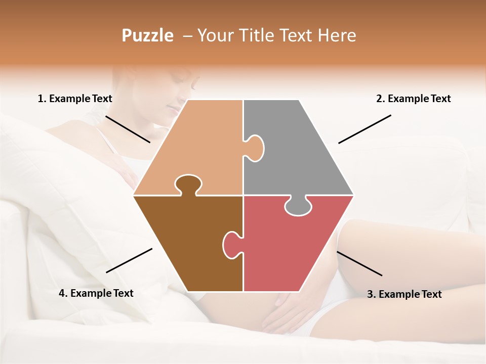 Beauty Body Couch PowerPoint Template