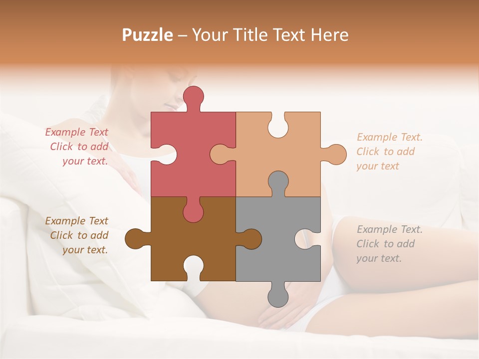 Beauty Body Couch PowerPoint Template