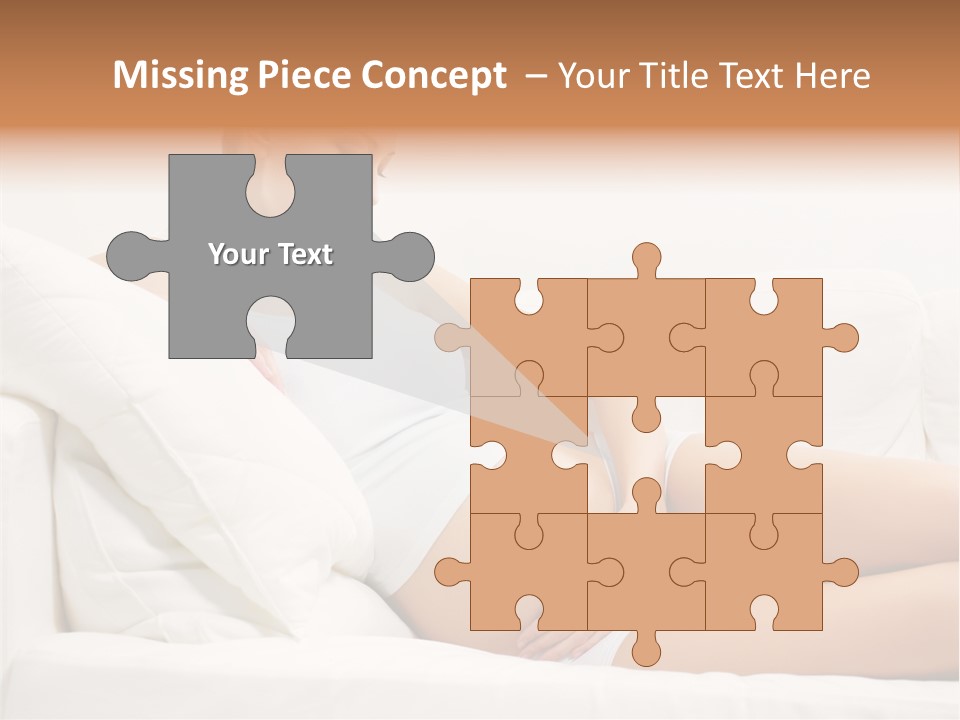 Beauty Body Couch PowerPoint Template