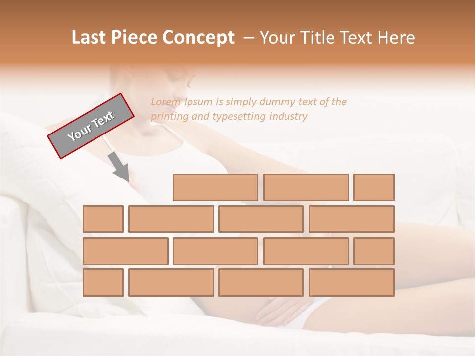 Beauty Body Couch PowerPoint Template