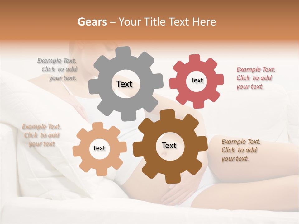 Beauty Body Couch PowerPoint Template