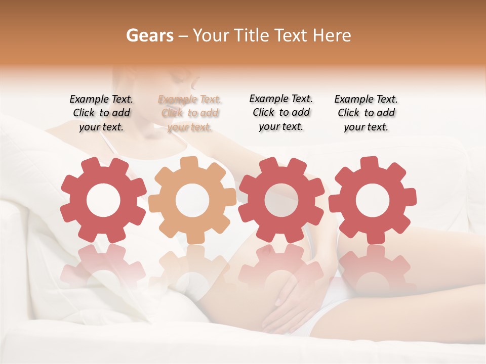 Beauty Body Couch PowerPoint Template